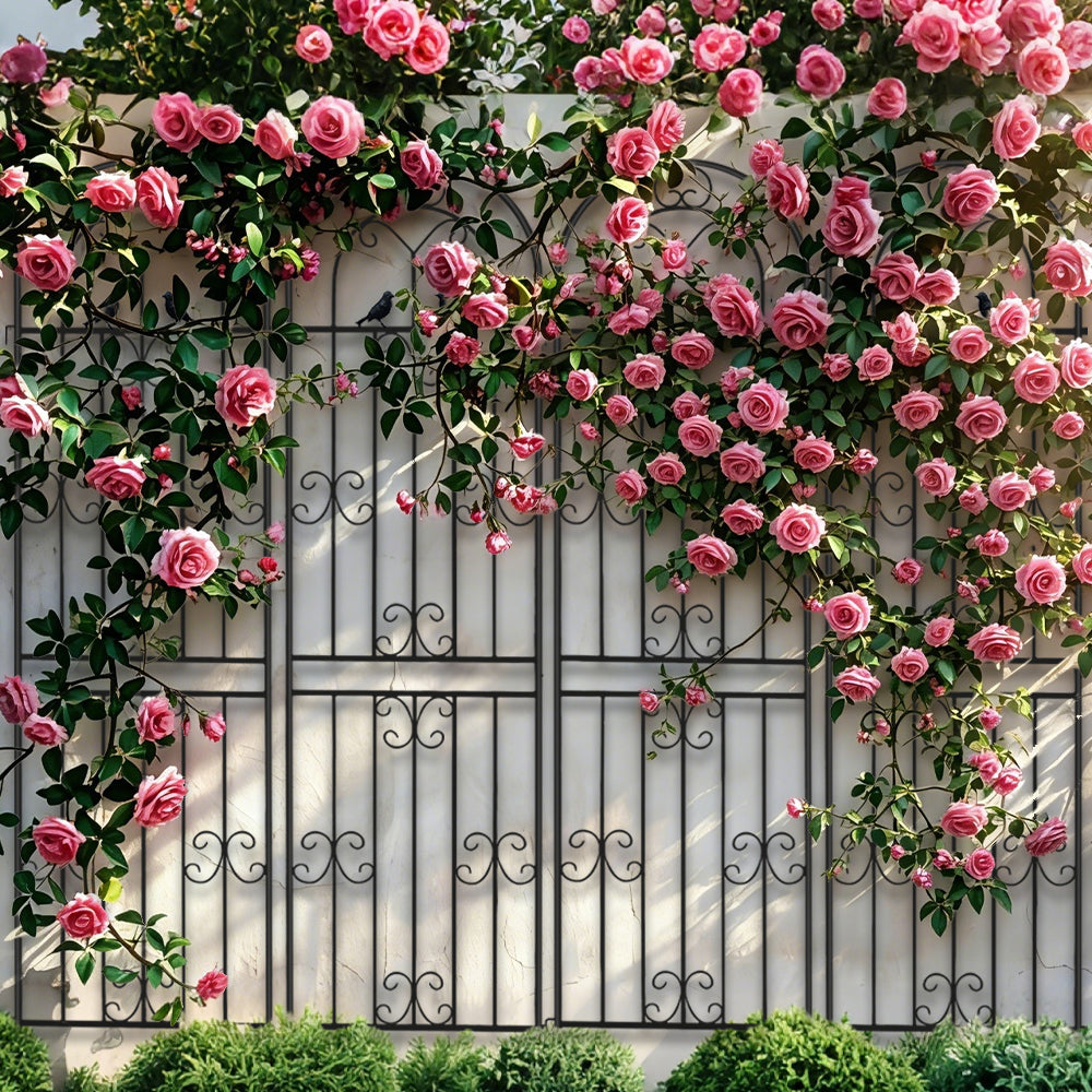 Metal Garden Trellis, 86.7" H x 19.7" W Black Coated Wire Lattice Panel, Sturdy Plant Support for Climbing Roses Vines Cucumbers Vegetables Outdoor Patio Yard (4 Packs)
